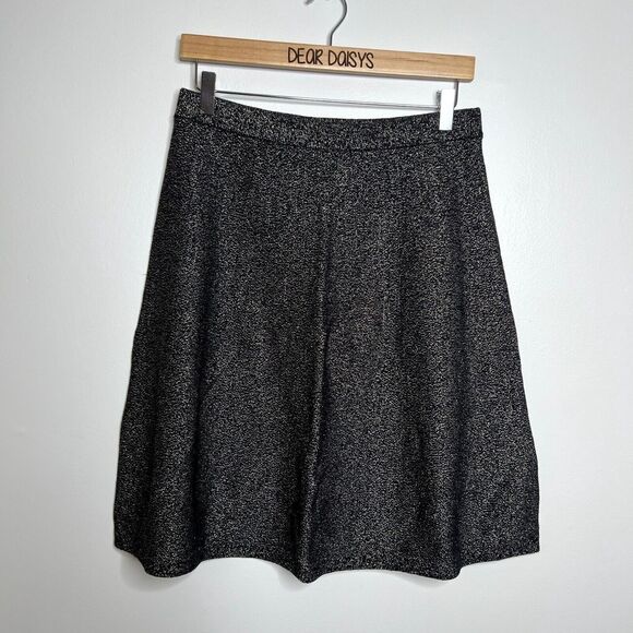 Nanette Lapore Black Sparkly Knee Length Skirt - Picture 4 of 8